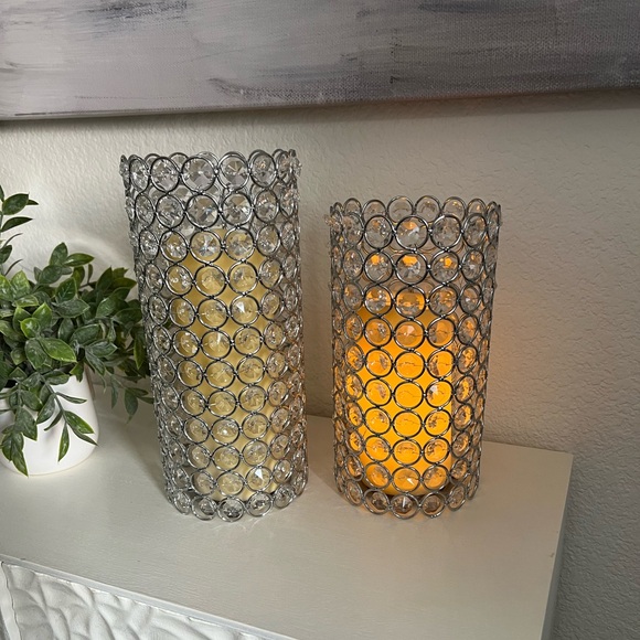 Battery Operated Crystal Candle Holders - Picture 4 of 7